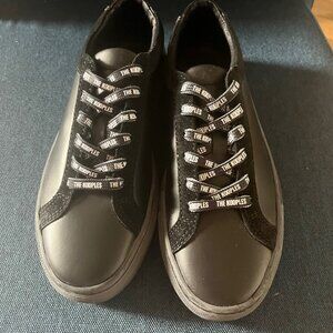 The Kooples Women's Black Leather Sneakers